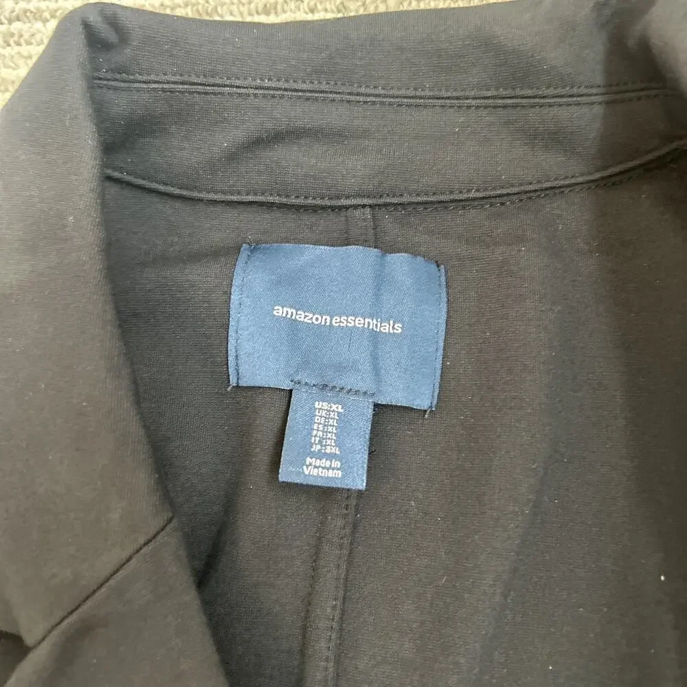 Amazon Essentials Women's Relaxed-Fit Soft Ponte Blazer, Black, X-Large - Picture 15 of 16